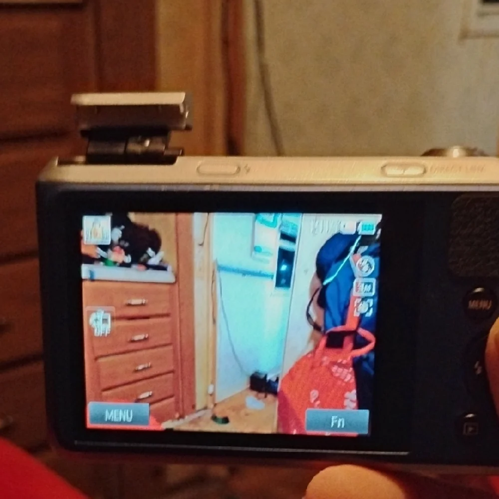 Samsung Blue and Silver Digital Camera with 21x Optical Zoom